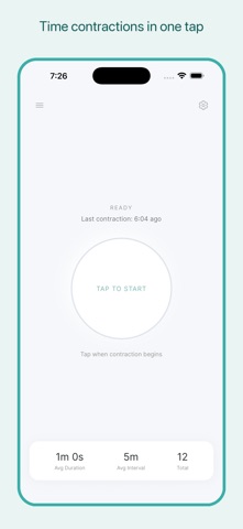 Labor & Contraction Timer screenshot